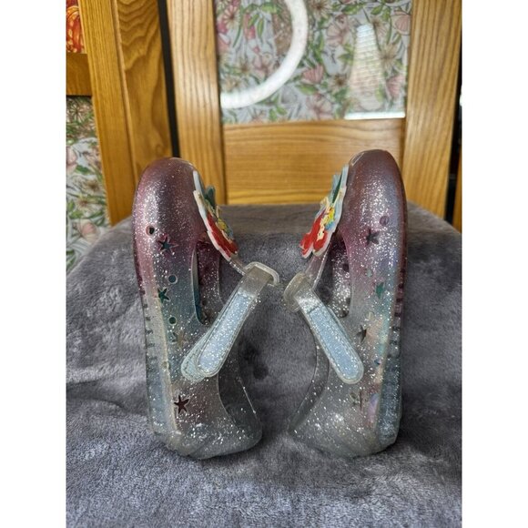 ARIEL LITTLE MERMAID Mary Jane Jelly Flat Shoes Sandals Classic Y2k Cute Comfy 8 - Picture 6 of 8